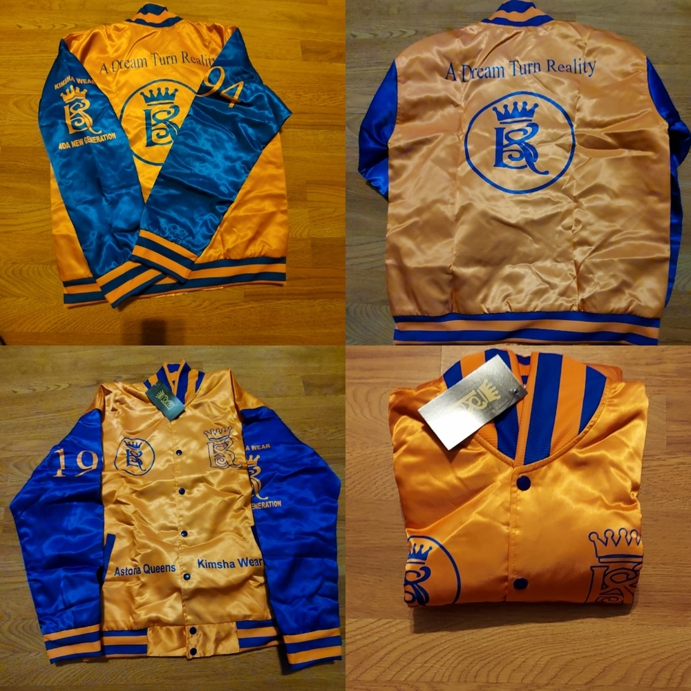 Orange Satin jacket